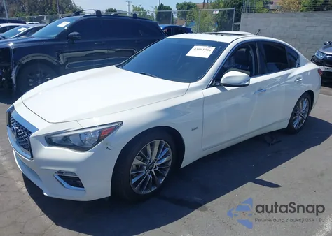 2019 Infiniti Q50 3.0T Luxe из США, поврежденный, VIN JN1EV7AP0KM540524